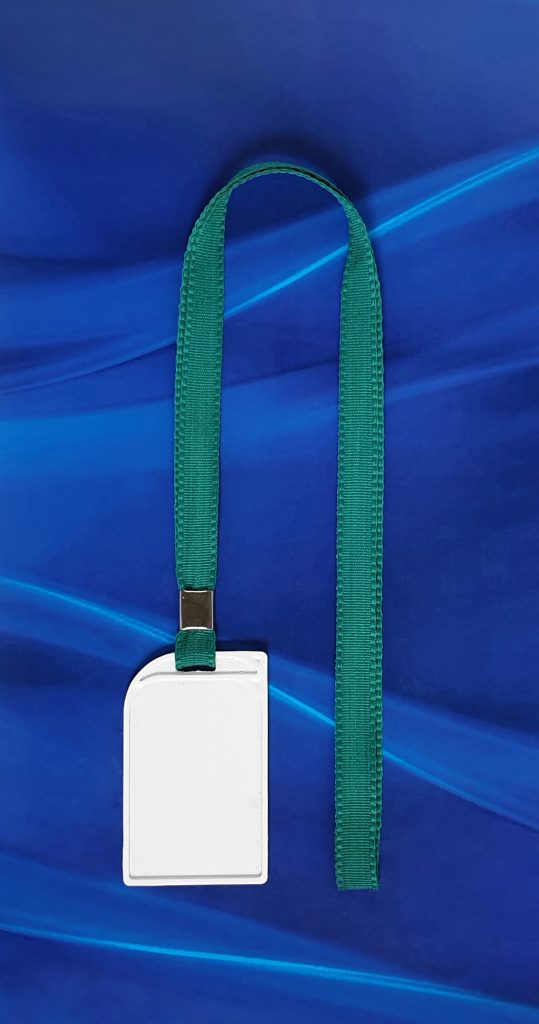 Sticker Holder (front & back) 07 Direct Fitting With flat Lanyard